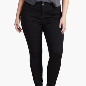 EUC Plus Size Lucky Brand Black Emma Super Skinny Jean / Legging – Size 24W